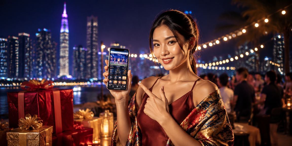 Người dùng tại bãi biển Hồ Chí Minh truy cập casino trên thiết bị di động