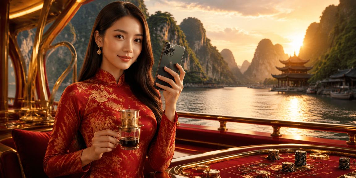 Người chơi tận hưởng baccarat trong không gian thư giãn tại Ninh Bình